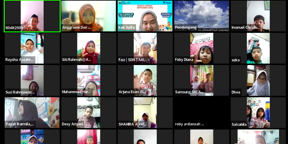 Wisata Literasi Virtual "September Ceria"